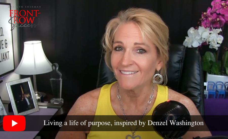 Living a life of purpose, inspired by Denzel Washington