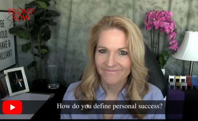 How do you define personal success